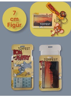 Toyfest Tom&Jerry - Jerry Mouse Figured Soft Silicone Keychain Bag Accessory and Card Holder 2 in 1  - Image 2