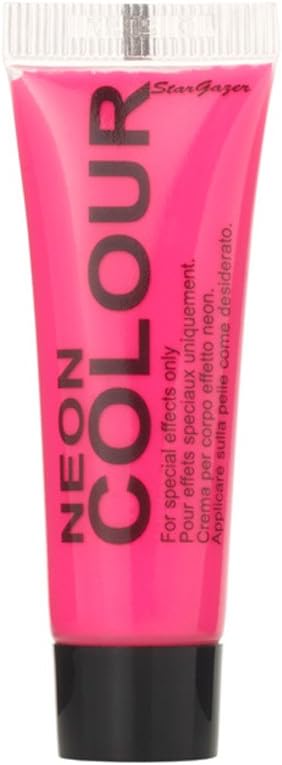 Uv neon face paint Pink UV reactive easy wash off sweat proof face and body paint