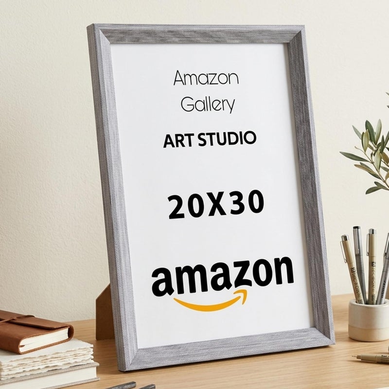 A4 Photo Frame, Wall & Tabletop 20X30 CM 6 pieces (Gray-N4) - Image 4