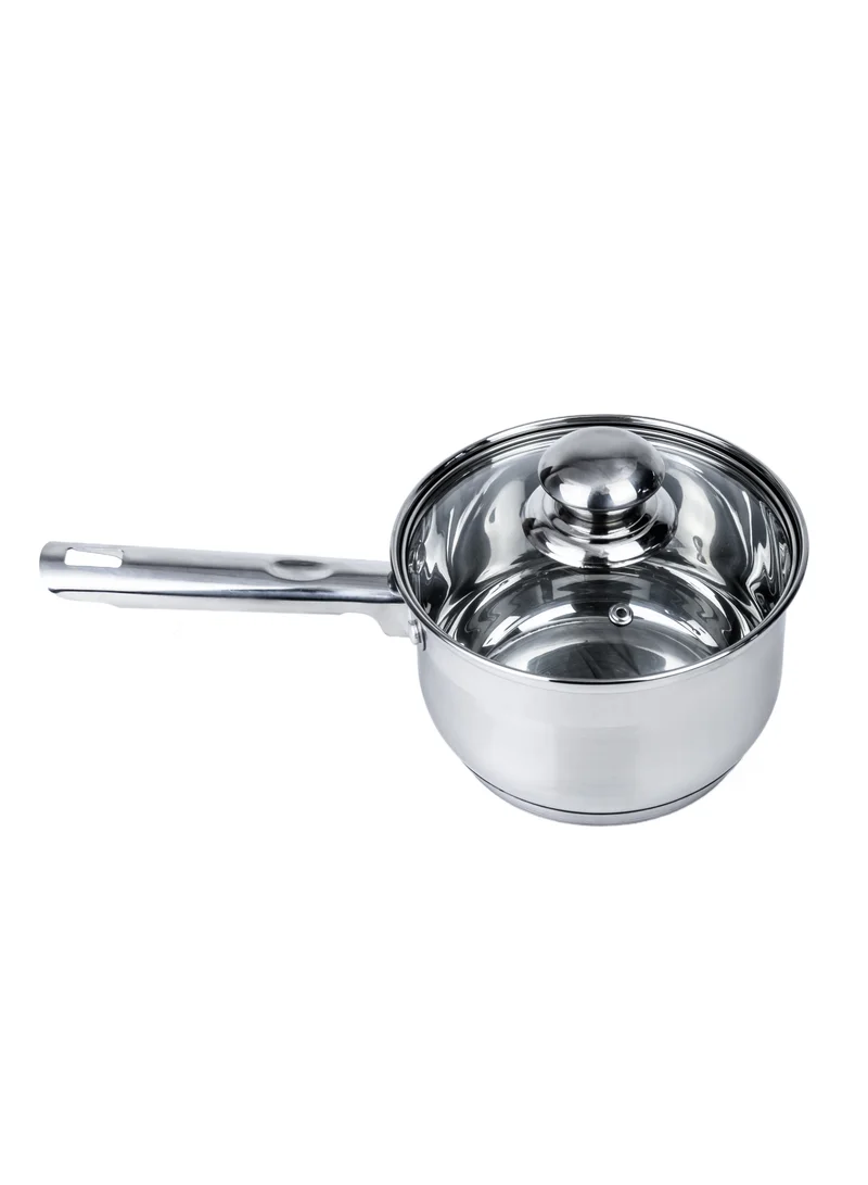 Wilson Wilson Stainless Steel Cookware Set, 12-Piece, Casseroles, Saucepan, Fry Pan, Ergonomic Handles, All Cooktop Compatible, Dishwasher Safe, Durable, Stylish Kitchen Essentials