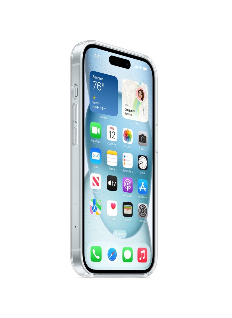 HEXABEX - Clear Case with Magsafe for iPhone 15 6.1inch Clear - Image 1