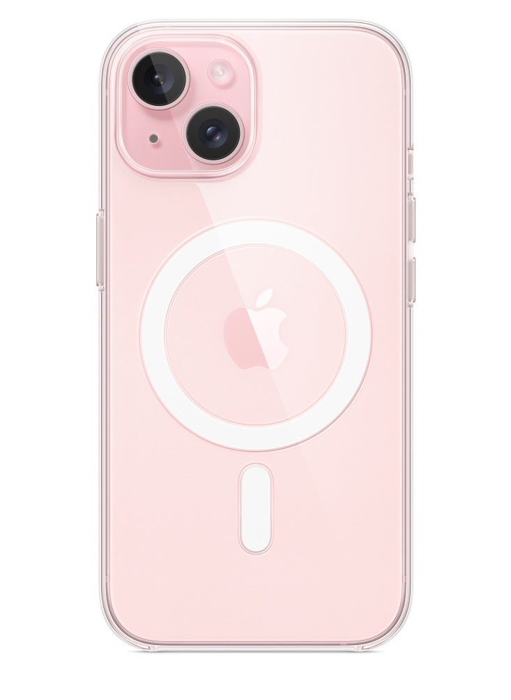HEXABEX - Clear Case with Magsafe for iPhone 15 6.1inch Clear - Image 1