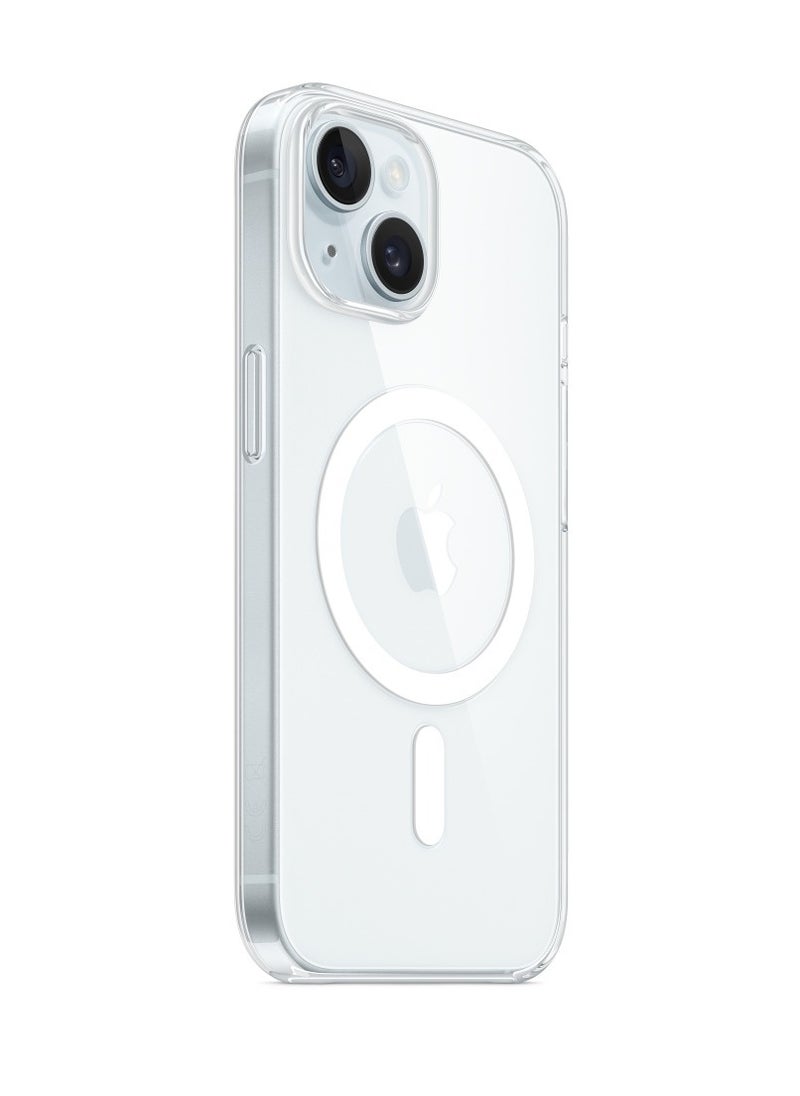 HEXABEX - Clear Case with Magsafe for iPhone 15 6.1inch Clear - Image 1