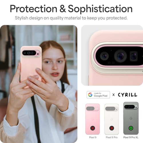CYRILL Spigen Ultra Color for Google Pixel 9 Pro XL, Pixel 9 Pro XL Back Cover (TPU, PC | Pale Pink) - Image 3