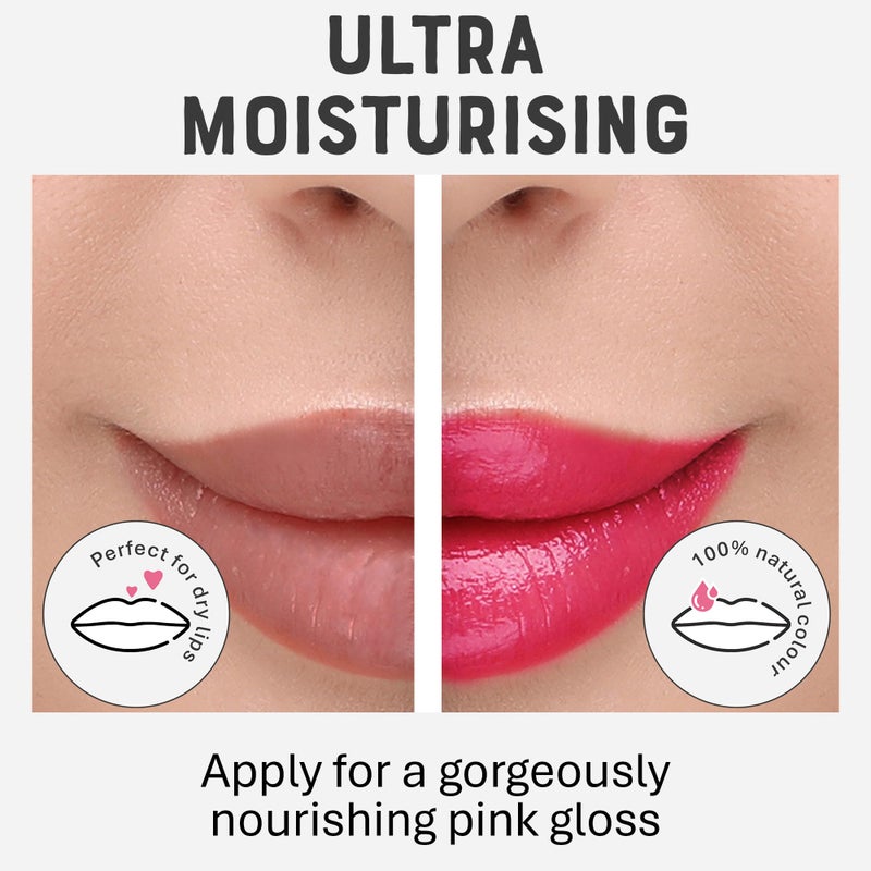 Dr. Lipp Superfood Lip Tint Sweet Potato 8ml â€“ 4-in-ONE Ultra Moisturising Tinted Lip Balm, Lip Gloss, Cheek Blush & Glossy Eyeshadow â€“ 100% Natural â€“ Fragrance & Cruelty Free - Image 4