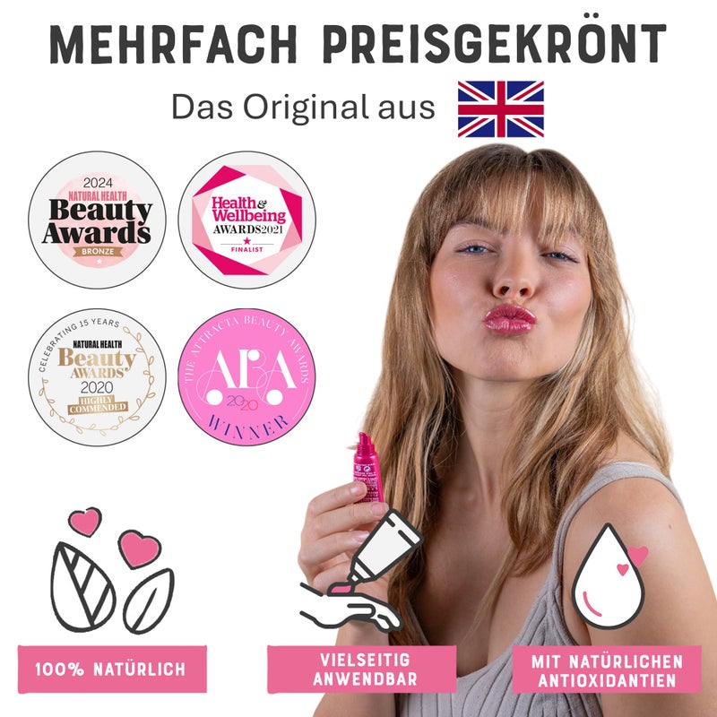 Dr. Lipp Superfood Lip Tint Sweet Potato 8ml â€“ 4-in-ONE Ultra Moisturising Tinted Lip Balm, Lip Gloss, Cheek Blush & Glossy Eyeshadow â€“ 100% Natural â€“ Fragrance & Cruelty Free - Image 2