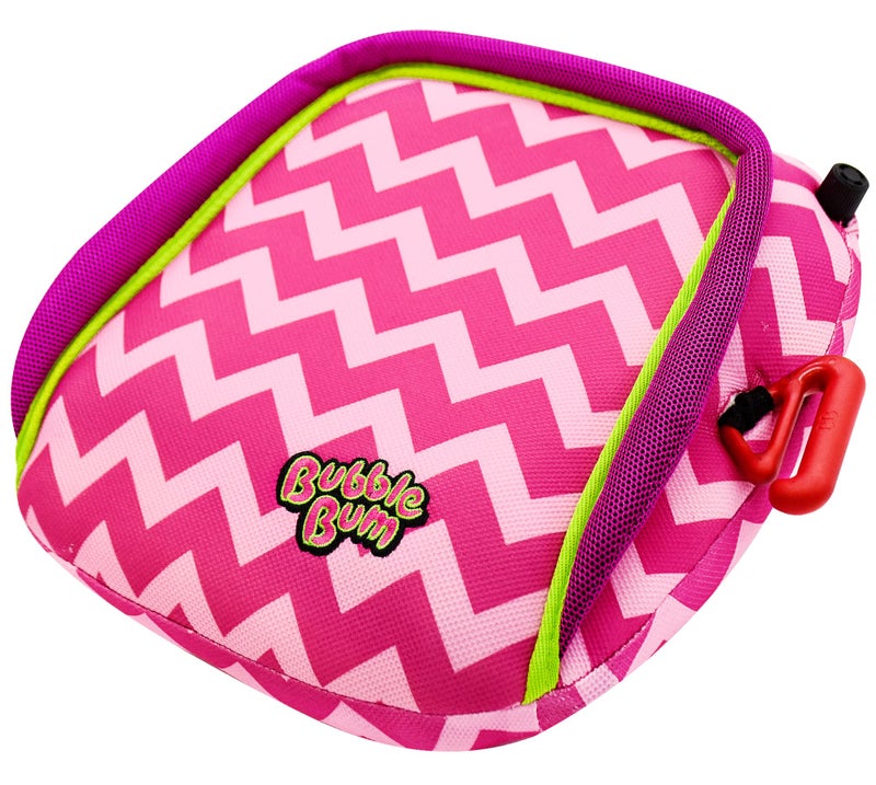 bubblebum Inflatable Backless Booster Car Seat, Portable Travel Booster Seat, Booster Seats for Cars 40-100 lbs, Kids & Child 4-10 years old - Pink - Image 4