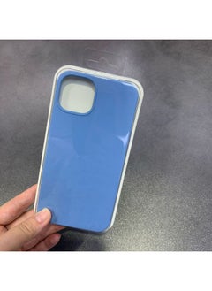 For Iphone16 Liquid Silicone Phone Case For Iphone 16Pro Max/16Pro Full Covering Drop-Resistant Protective Case-Color:Blue [with Logo]]-Applicable Model:For Iphone16 [sealed Packaging]