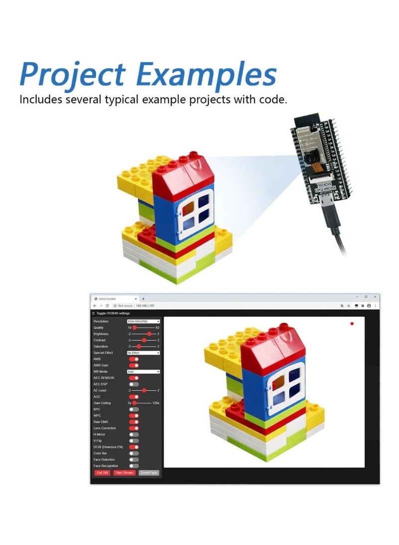وحدة كاميرا ESP32 WROVER لمؤشر Arduino: درس سلكي (بايثون و سي) - Image 3