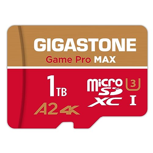 Gigastone for Switch 1 Only GIGASTONE 1TB Micro SD Card 4K Game Pro MAX Memory Card for Gaming Console Action Camera UHD Video up to 170140 MBs UHSI U3 A2 V30 C105Years Data Recovery - Image 1