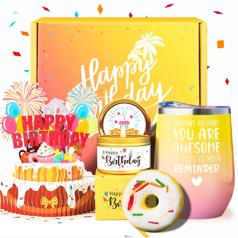 Luiconmo Birthday Gifts For Women  Happy Birthday Gifts For Women  Best Friend Birthdays Gifts  Birthday Gift Ideas Womens Birthday Gift Set Female Sister Mom Wife Her Girlfriend Coworker Bestie Teen - Image 1