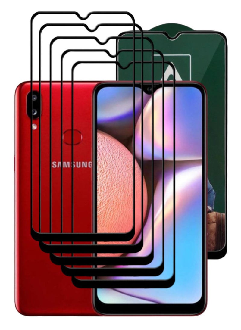 ACLIX 5 Pieces Antistatic ESD Dustproof Premium Quality High Definition Tempered Glass Screen Protector Designed For Samsung Galaxy A10s - Image 1