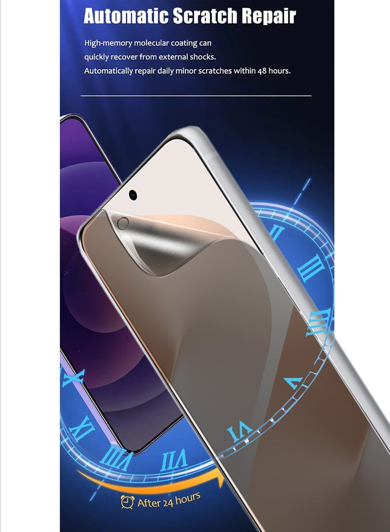 Wtech Huawei Pura 80 5G 2025 Premium Hydrogel Anti Spy / Anti Privacy Film Thin and Flexible Screen Protector (MSHFMP) - Clear - Image 4