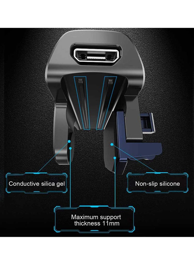 PUBG Mobile Triggers with cooling fan,PUBG Mobile Phone Game Controller with cooler for PUBG/Fortnite/Call of Duty, with Rgb Light, for Android and iOS Phone  - Image 5