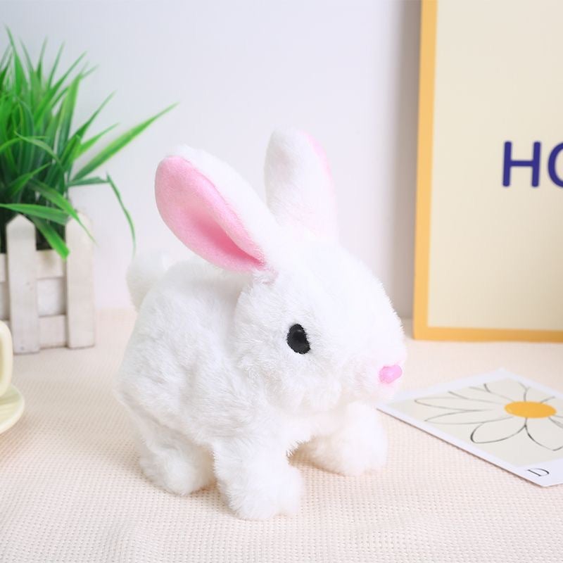 Plush Electric Bunny Toy - Walking, Sound, Moving Mouth, Wiggling Ears - Image 5