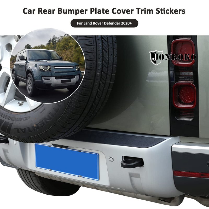 YIWANG for Land Rover Defender 90 110 2020-2024 Car Styling ABS Black Car Rear Bumper Plate Cover Trim Stickers for Defender Auto Accessories (ABS Black) - Image 4