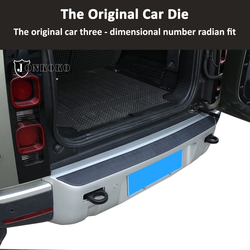 YIWANG for Land Rover Defender 90 110 2020-2024 Car Styling ABS Black Car Rear Bumper Plate Cover Trim Stickers for Defender Auto Accessories (ABS Black) - Image 3