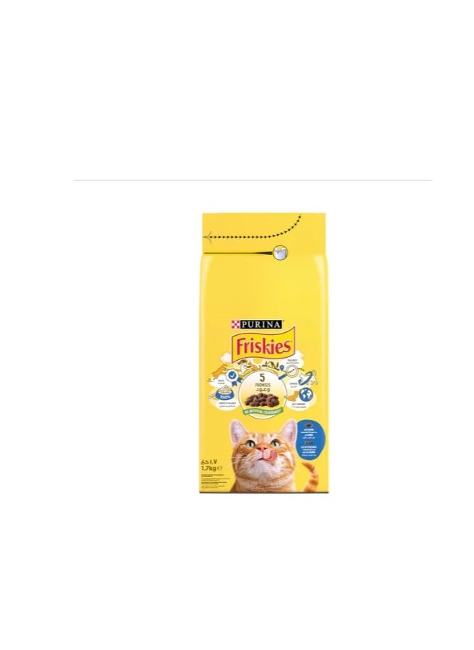 PURINA Purina Friskies Dry Food with Salmon 1.7KG 