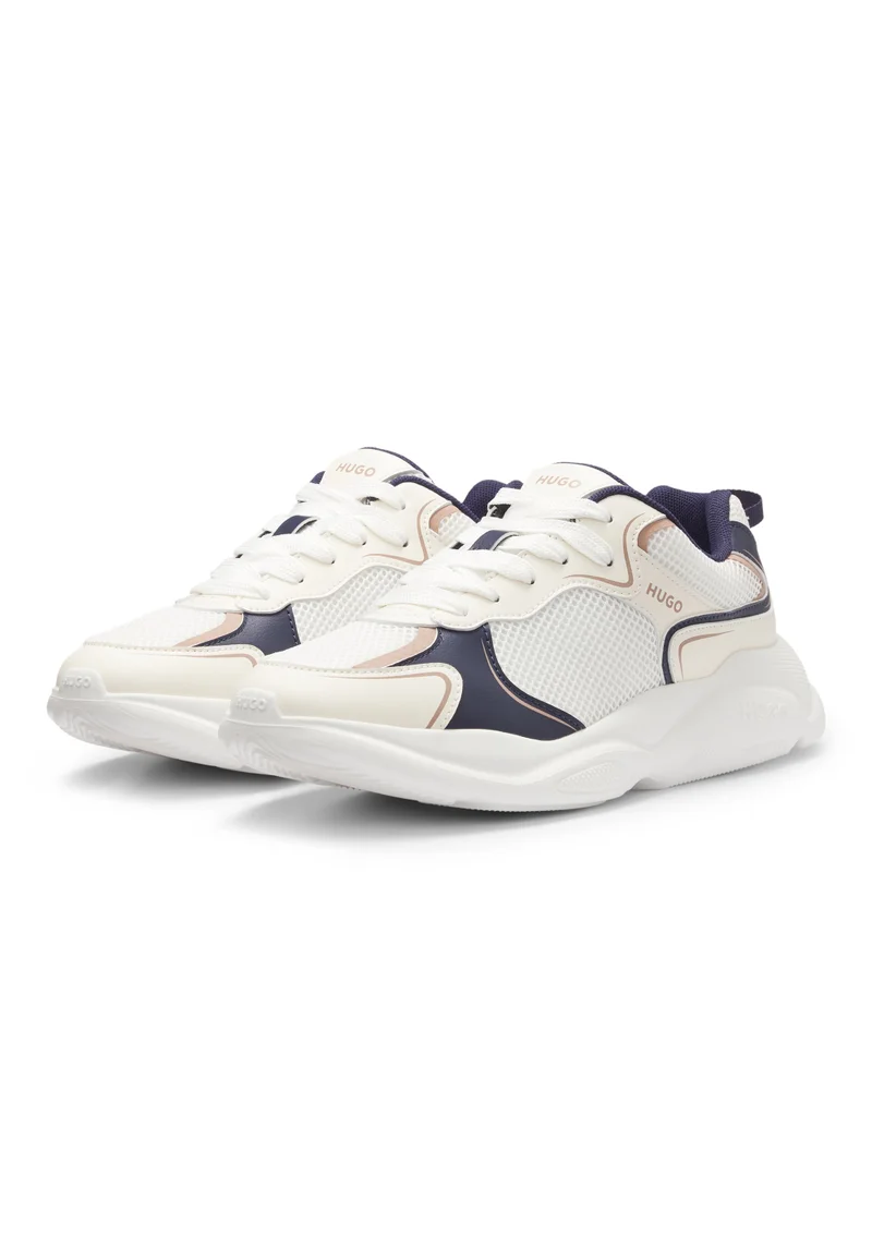 هوجو Mesh-detail trainers with rear pull loop