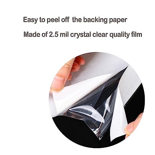 BEUYI 2.5 Mil Premium Clear 9.5'' x 12'' Packing List Envelopes, Adhesive Shipping Label/Documents Pouches/Sleeves for Full Page Letter-size (8.5''x11'') Papers (50 Pack) - Image 3