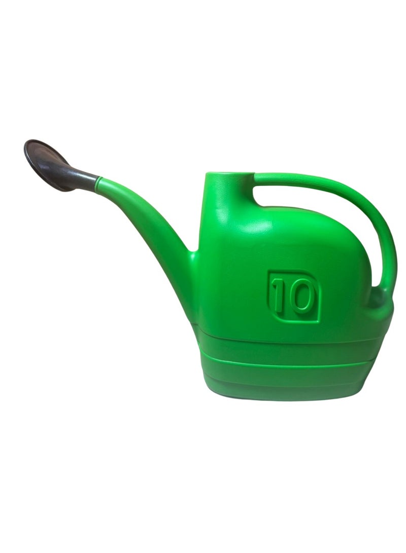 Generic Water Sprinkler, Garden shower, Lawn Sprinkler | 10 Ltr | premium Plastic Gardening Tool For Plant Watering, Gardening Water Shower, Irrigation, Fertilizer & Insecticide Spray | Comes With Shower Nozzle | Available In Green color.  - Image 2
