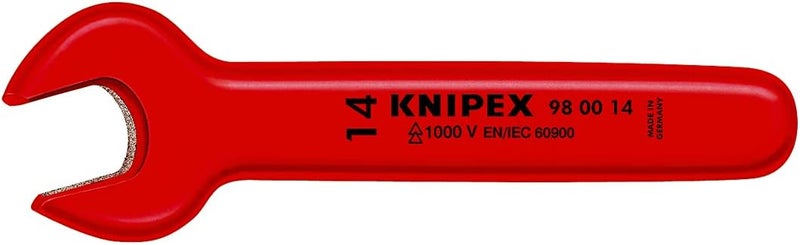 KNIPEX 1000V Insulated Open-End Wrench 98 00 14