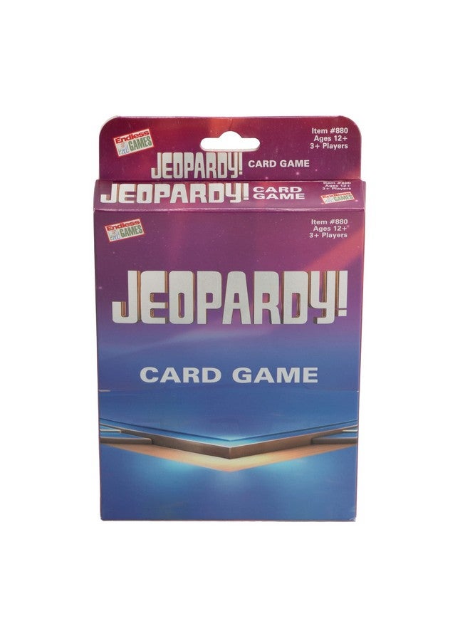 Endless Games Jeopardy Card Game - Travel Sized Quiz Competition - Fast Paced Party Game - Image 1