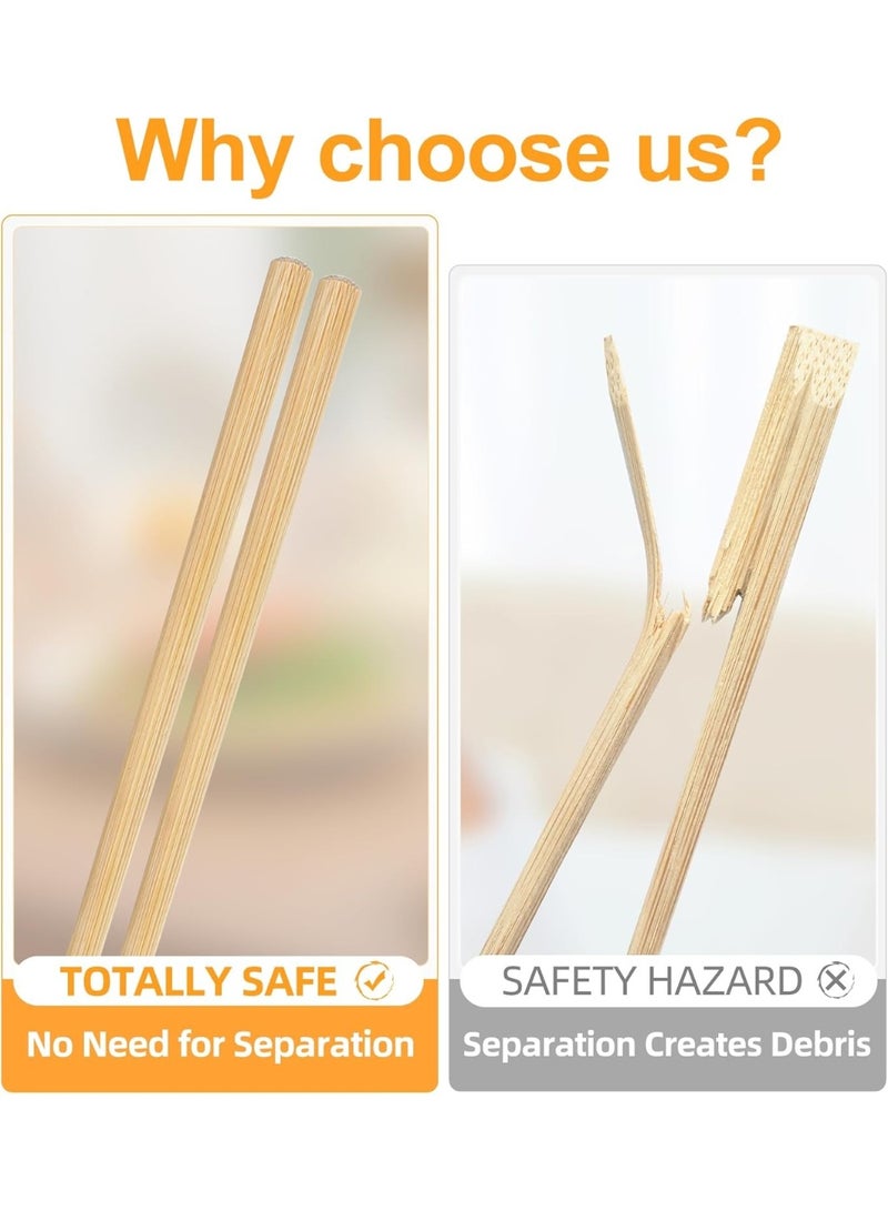 Wood Reusable Chopsticks Set, Natural Wood, Floral Design, 10 Pairs - Image 4