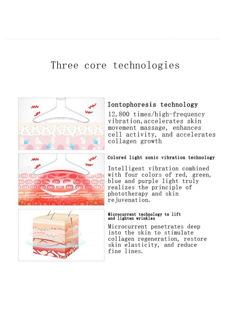 general Electric Face Massager,Vibration Lifting and Firming Double Chin Face Massager - Face Lift, Double Chin Face Massager, Facial and Neck Massager for Skin Care - Image 4