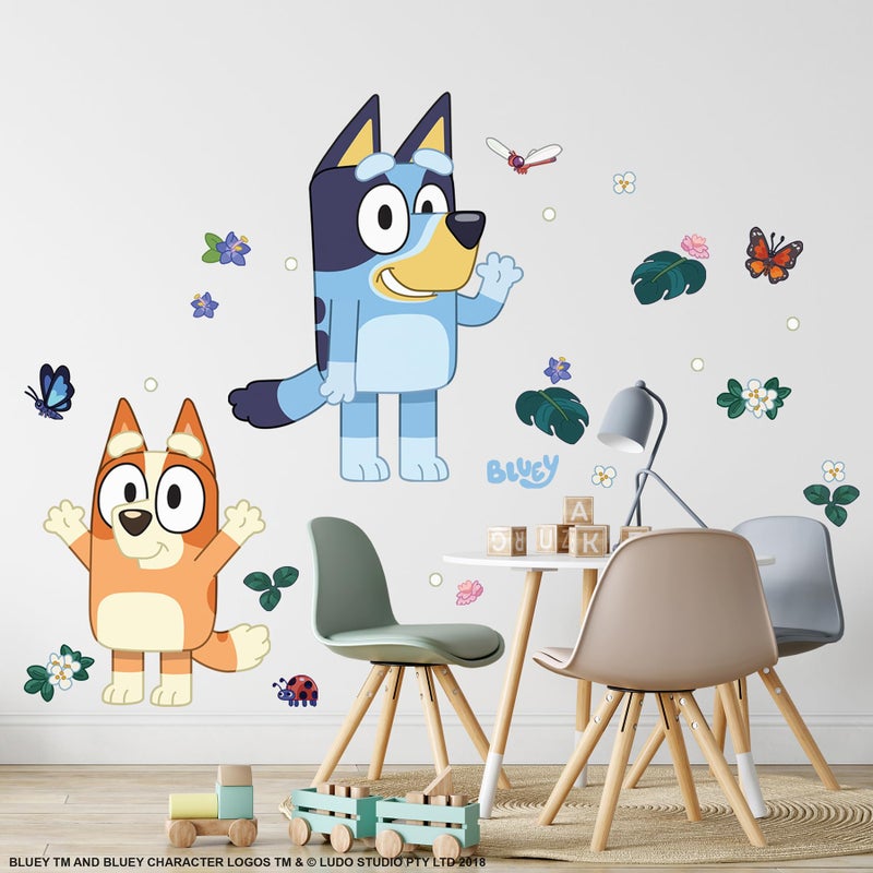 RoomMates Bluey and Bingo Character Blue Peel and Stick Wall Decals, RMDM5560 - Image 3