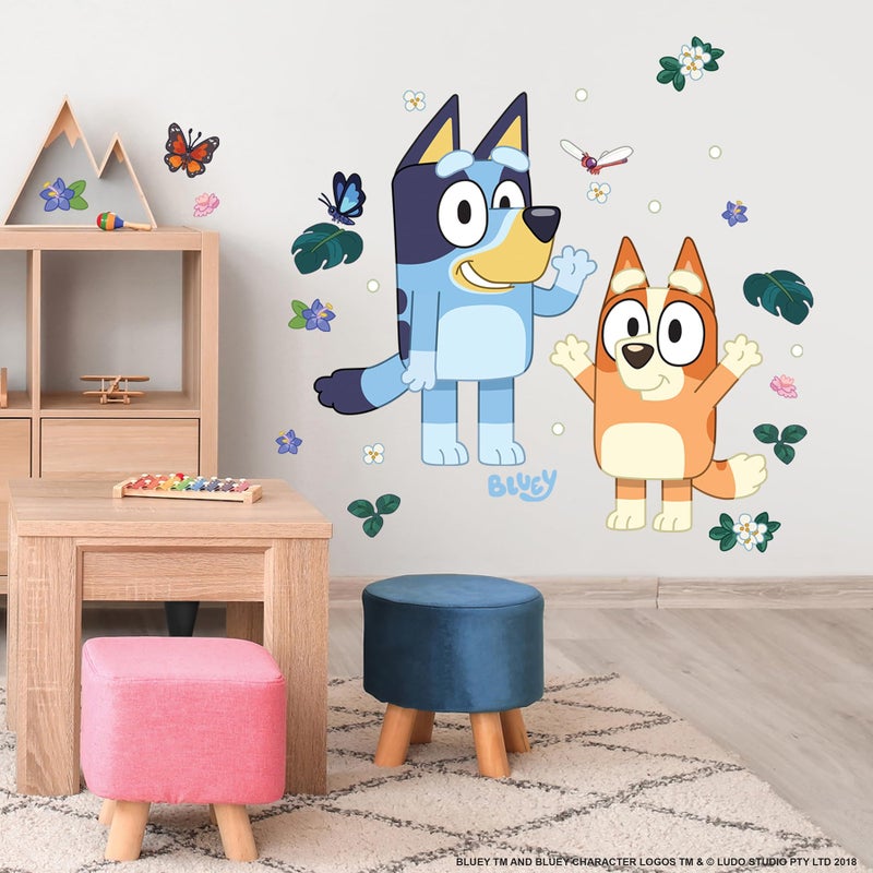 RoomMates Bluey and Bingo Character Blue Peel and Stick Wall Decals, RMDM5560 - Image 2