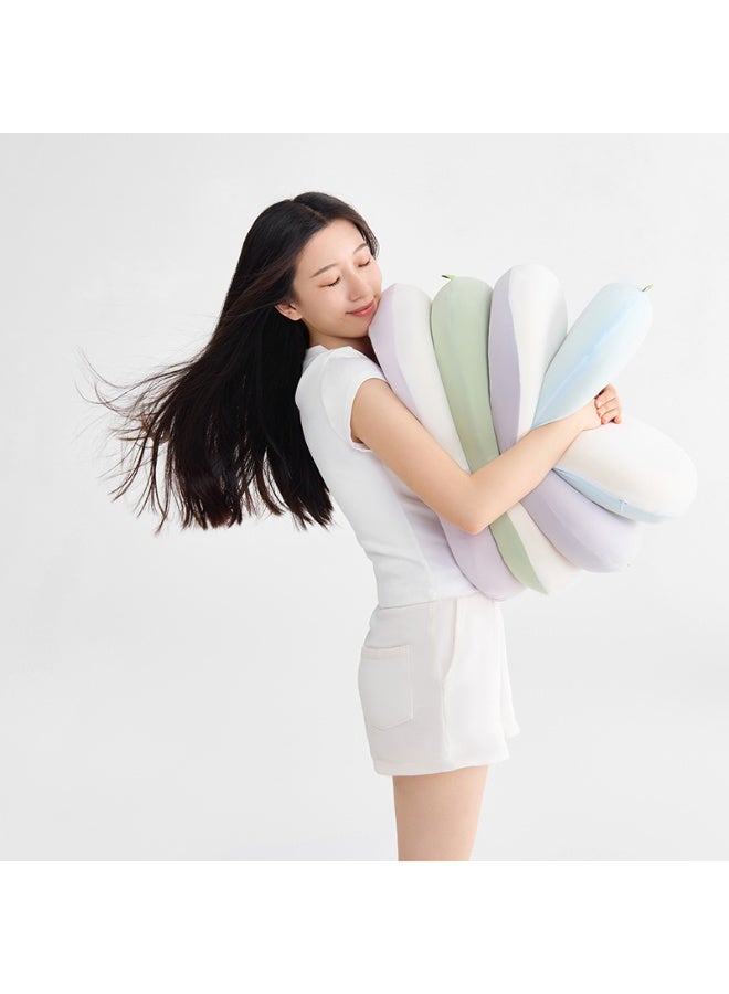 Bentifar Ergonomic Pillow for Sleeping, Cervical Neck Pillow Memory Foam for Relief, Odor-Free, Cooling Pillow for Side Back and Lying Sleepers (Purple) - Image 5