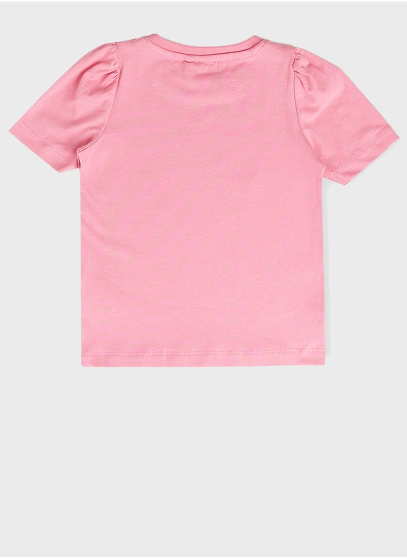NAME IT - Kids Shimmer Print Top - Image 1