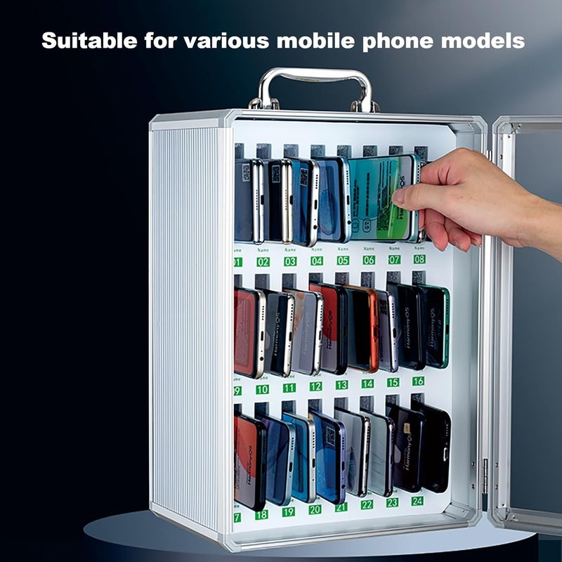 Assorted trendy color picks Secure Cell Phone Locker Box with Keys & Code for Office Classroom Gym Small Safe Box for Money and Digital Home Safe 29x20x49cm/11x8x19in,One Color 37x20x49cm Global simple assemble options Local licensed courier Easy daily handling design Neat shape Different assemble options Non sticky surface Various color options Systematic nationwide ship Global light sturdy raw material Post-order arranged dispatch Globally selected raw material Fast & slow shipment compatible Gulf market standard build Full village delivery cover Trendy versatile build Occasional & permanent usable Condition adaptive build Stackable design Bulk storage easy optimized build Popular practical build Upgraded classic design Classic design alternatives Diverse operation compatible No overseas transit wait - Image 4