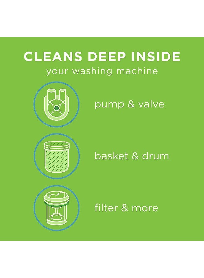 Affresh Washing Machine Cleaner Tablets 3 Pack 120g, Deep Cleaning Descaler for Front & Top Load Washer, Removes Odor, Bacteria & Limescale, Laundry Machine Cleaner - Image 2