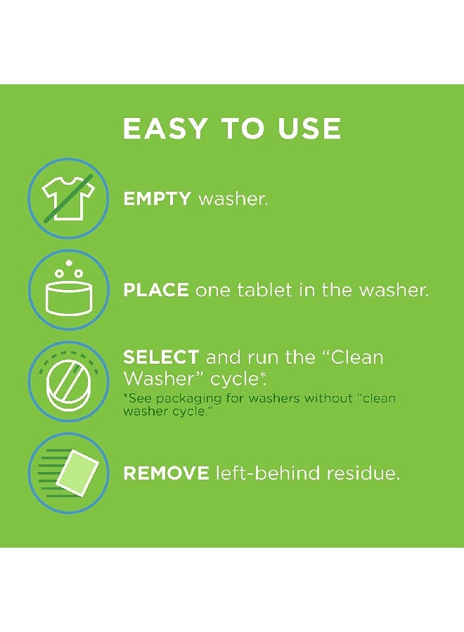 Affresh Washing Machine Cleaner Tablets 3 Pack 120g, Deep Cleaning Descaler for Front & Top Load Washer, Removes Odor, Bacteria & Limescale, Laundry Machine Cleaner - Image 4