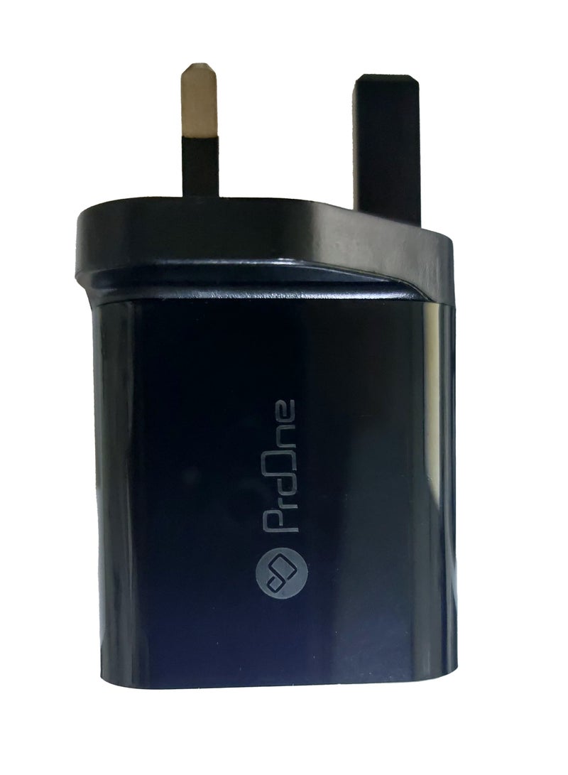 ProOne ProOne PWC502 25W PD Fast Charger (UK Plug) with 100cm Type-C to Type-C Cable  - Image 3