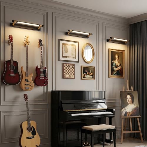 Decor chronicle 3-Color LED Mirror Light in Black & Rose Gold Finish | 50cm Wall Mounted Vanity Light for Bathroom & Bedroom | Modern Picture Light for Dressing Table & Wall Art - Image 4
