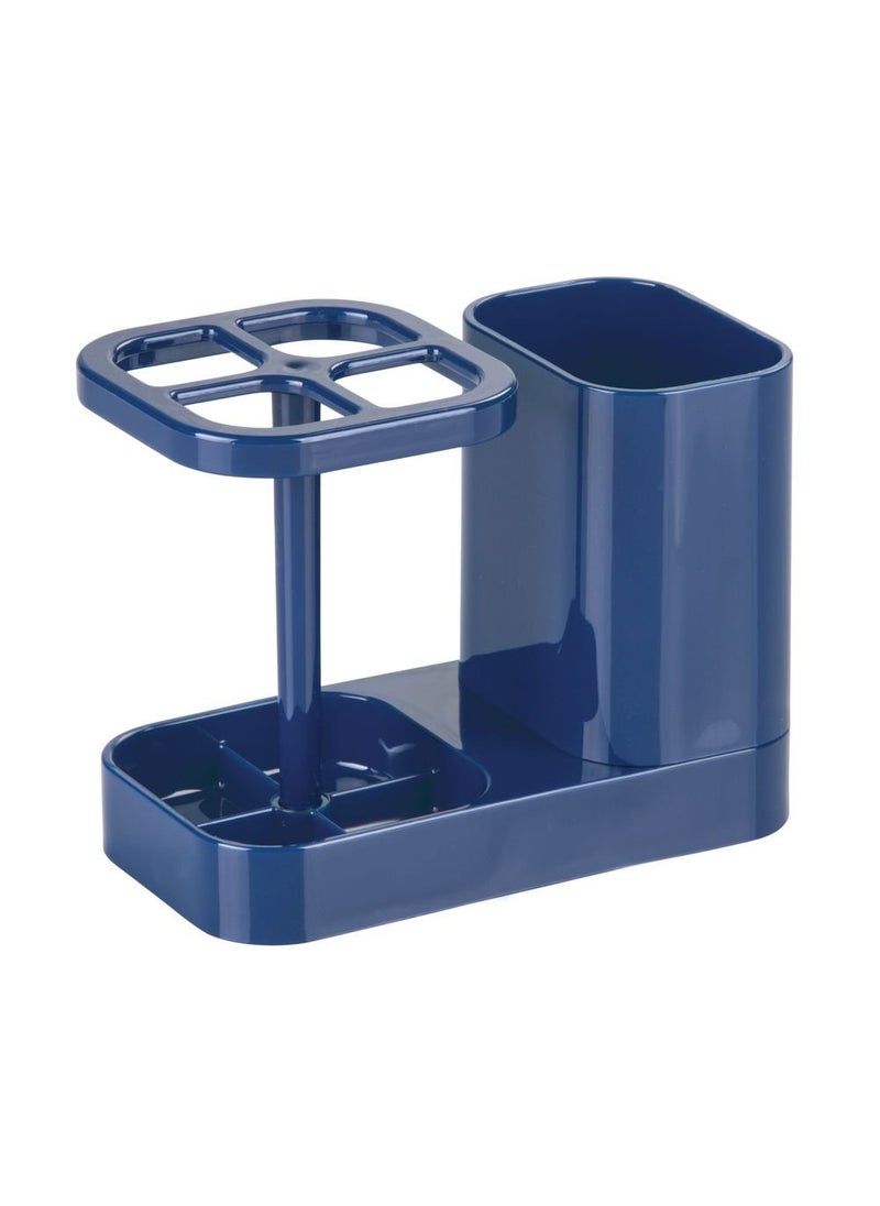 InterDesign iDesign InterDesign Bathroom Toothbrush and Toothpaste StandHolder and Medicine Cabinet Organizer Navy Med Dental Center 