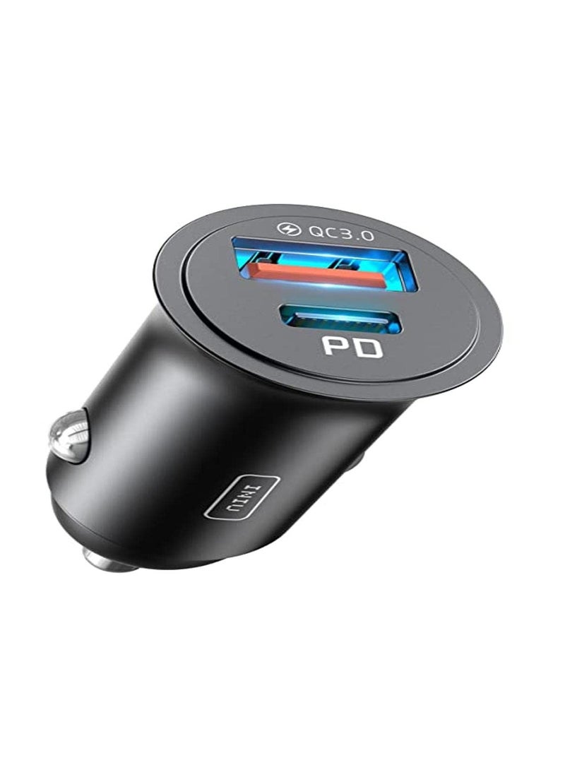 INIU Pd3.0 5a Fast Charge Cigarette Lighter Usb Car Charger Metal Usb Car Charger Adapter