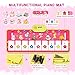 M SANMERSEN Floor Piano Mat for Toddlers M SANMERSEN Kids Sensory Educational Dancing Keyboard Musical Mat Animal Touch Play mat Toddler Toys for 1 2 3 Year Old Girl Gifts - Image 4