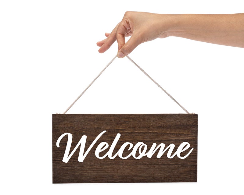 Pulse Brands Welcome Sign for Front Door - Welcome Signs for Front Porch - Outdoor Welcome Signs for Porch - Front Porch Decor Farmhouse Decorations - Door Decorations - Porch Signs and Decor Outdoor - Image 4