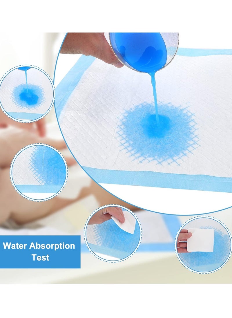 Baby Disposable Changing Pad, 50/100/150 Pack Soft Waterproof Mat, Portable Diaper Changing Table & Mat, Leak-Proof Breathable Underpads Mattress Play Pad Sheet Protector
