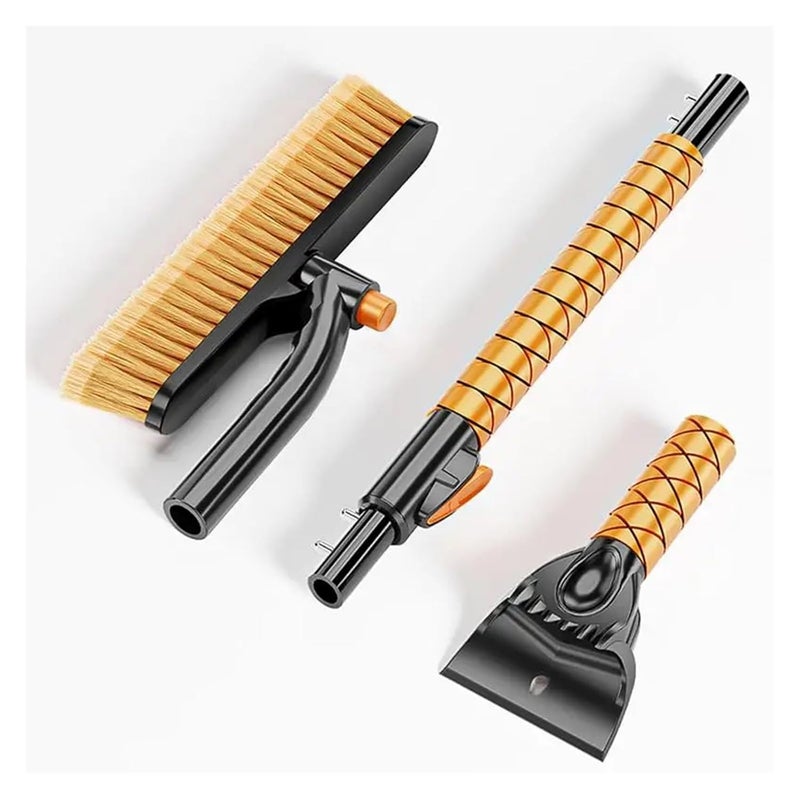 Compatible for Car Snow Brush and Ice Scraper Windshield Defroster Cleaning Shovel Window Deicer Ergonomic Grip Remover(A) - Image 5