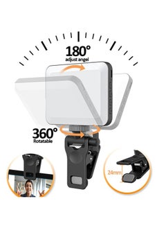 General Hot Mobile Phone Video Conference Light Live Fill Light Selfie Ring Light Rechargeable Three-color Light-Color:Entry-level Model  - Image 4