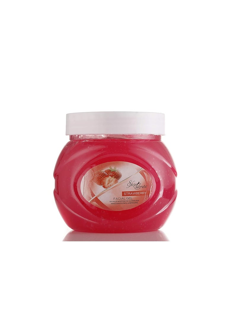 Skin Secrets Strawberry Facial Massage Gel with Strawberry Extract| 500gm - Image 1