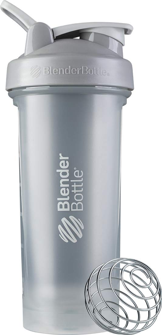BlenderBottle Classic V2 Shaker Bottle Perfect for Protein Shakes and Pre Workout, 28-Ounce, Pebble Grey - Image 1