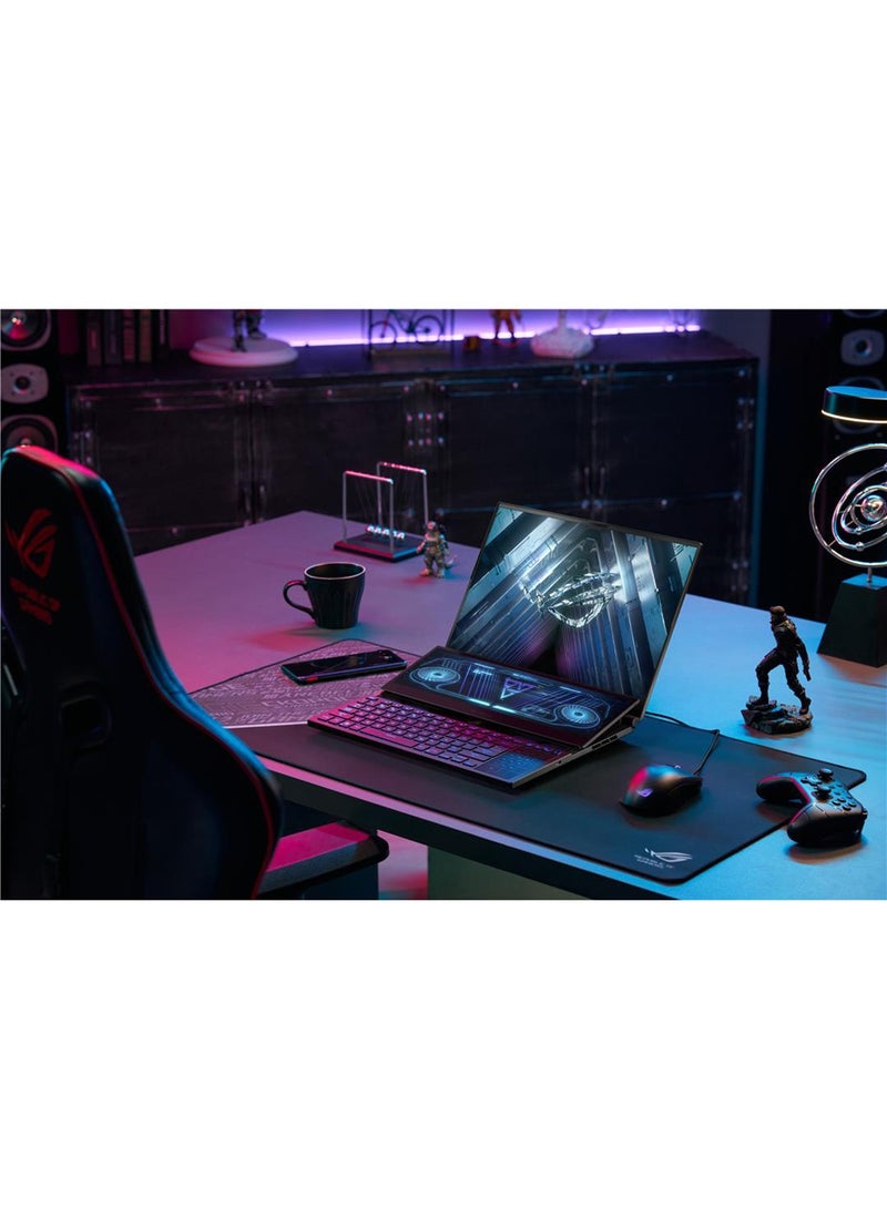 أسوس ROG Zephyrus Duo 16Laptop With 16-Inch Display, Intel Core Ultra 9 386H Processor/32GB RAM/1TB SSD/Windows 11 Home/NVIDIA GeForce RTX GeForce RTX 5090 with Touchscreen + Bag English/Arabic Stellar Grey - Image 5