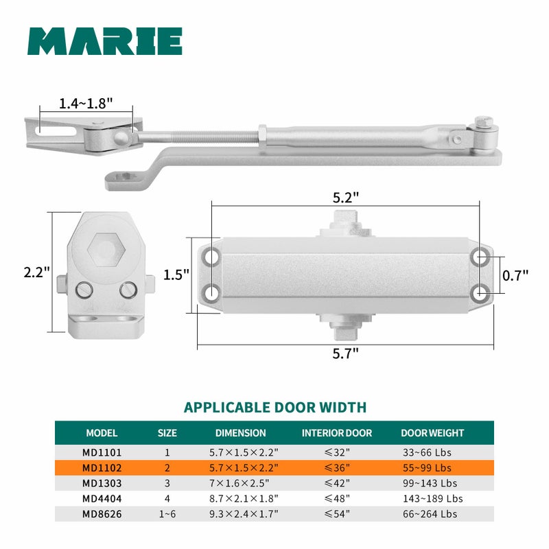 Marie Automatic Door Closer - Image 2