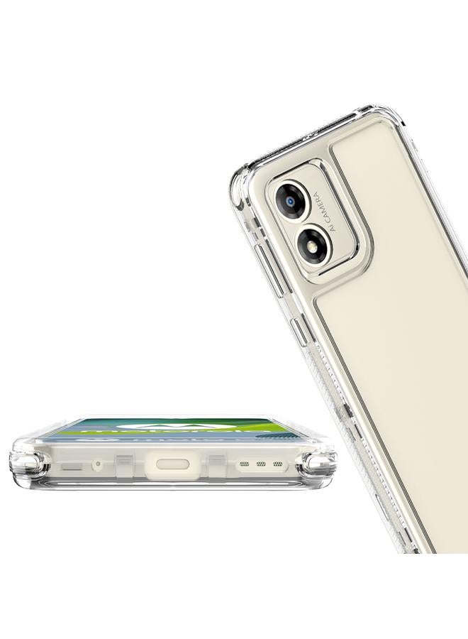 erorex Case For Motorola Moto E13 Clear TPU Hybrid PC Shockproof Phone Case - Image 5